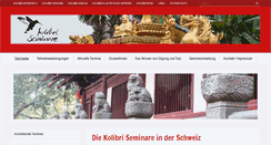 Desktop Screenshot of kolibri-seminare.ch