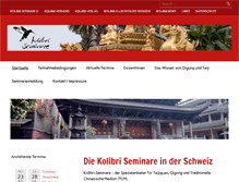 Tablet Screenshot of kolibri-seminare.ch